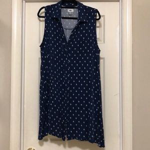 Old navy - Navy blue sleeveless cotton dress